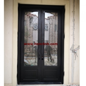 Shanghai Henchuang Industry Co.,Ltd in 2019 forged iron doors project photos