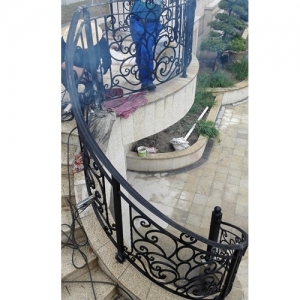 hand forged wrought iron balcony5