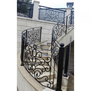 hand forged wrought iron balcony4