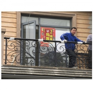 hand forged wrought iron balcony1