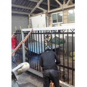 hand forged wrought iron fence2