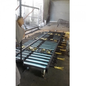 hand forged wrought iron fence1