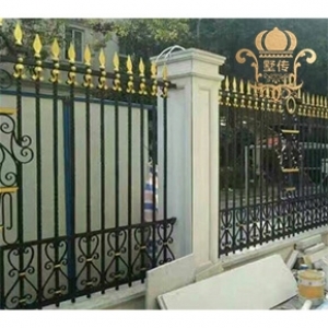 25 gauge steel forged wrought iron fence