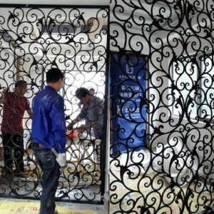 wrought iron screens