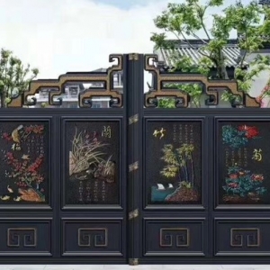 China famous luxury aluminum gates 