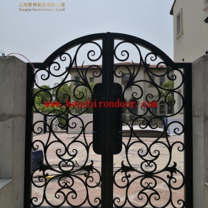 Wrought iron gates