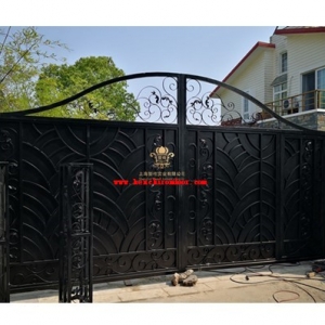 6mx 3m wrought iron gates installation photos