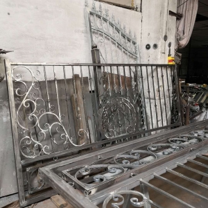 export wrought iron gate fabricate 1
