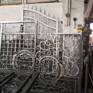 export wrought iron gate fabricate 1