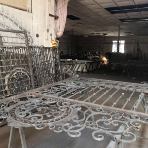 export wrought iron gate fabricate 1
