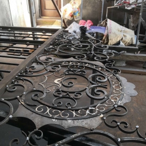 export wrought iron gate fabricate 1