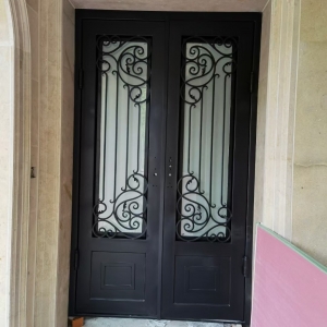 Elegant Arched Double Villa Door Iron Doors China