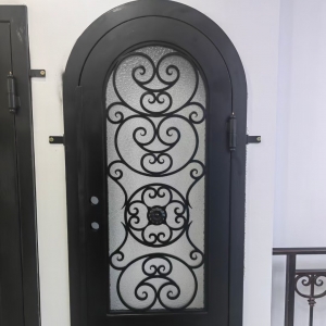 Luxury Decorative Wrought Iron Double Doors for Houses Villa Door China