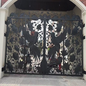 Home Villa Wrought Iron Gates Designs 