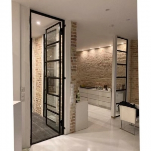 iron glass doors China for sale
