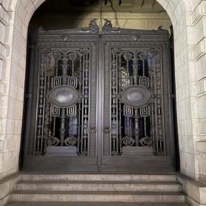 Modern French Door Exterior Metal Double Iron Door Design Luxury French China