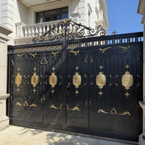 Luxury Wrought Iron Swing Sliding Gates Design