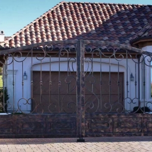 Fancy Hot Sales OEM Custom New Wrought Iron Interior Gate Design China