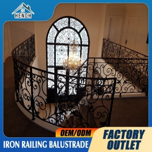 Balcony Railings Wrought Iron Villa Railing China Vintage Home Style