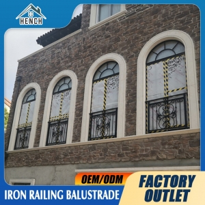 Luxury Modern Wrought Iron Stair Handrail Outdoor Stair Railing China For Australia House