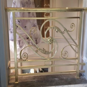 Bronze Wrought Iron Balustrade Balcony Railing China Stair Fence for America