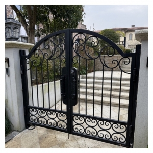Vintage Iron Manor Entrance Elegant Estate Wrought Iron Gate Wholesale China