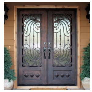 Fancy Arch Wrought Iron Door China Iron Front Doors Design