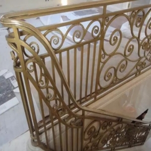 Indoor Wrought Iron Staircase Railing Handrail Balustrade Balusters Panels China For Australia 
