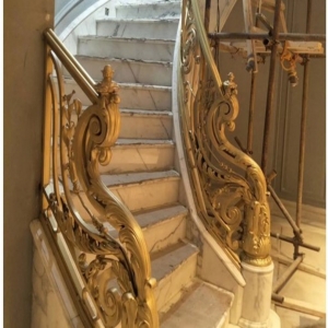Bronze Wrought Iron Staircase Railing Handrail Balustrade Balusters China For Australia Home