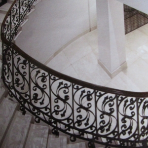 Luxury Wrought Iron Stair Railings Balcony Balustrades China Design For Australia House