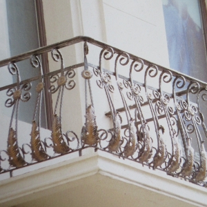 Antique Style Wrought Iron Balcony Railing Designs Exterior Balustrades Railings for Balcony and Terrace China Design