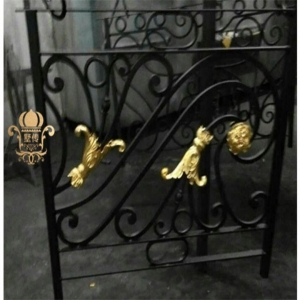 Luxury Design Black Wrought Iron Stair Railing Exterior Balustrades & Handrails China For Australia