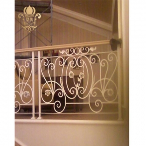 Home Wrought Iron Stair Railings Metal Staircase Handrail & Balustrades Design China 