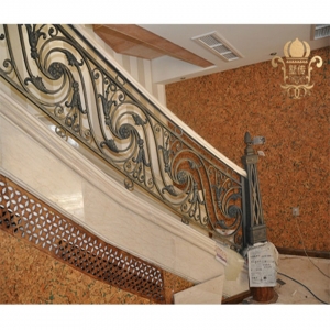 Wrought Iron Ornamental Railing Reinforced Railing Architectural Railing Balustrades China Suppliers