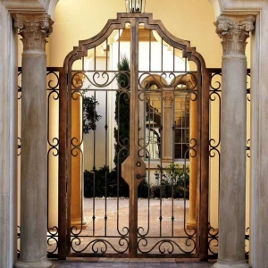 Premium Wrought Iron Gates Steel Metal Driveway Gate China