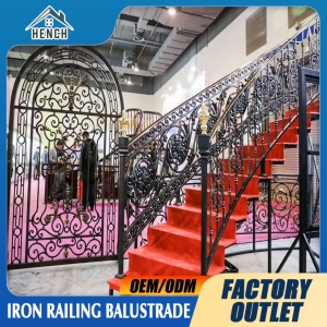 Luxury Fancy Wrought Iron Railing Bronze Classic French Balcony Balustrade Design China For Australia House