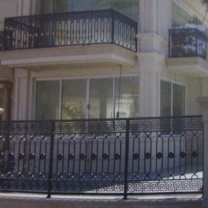 Wrought Iron Railing and Antique Iron Stair Railing Elegant Balustrades & Handrails China Design