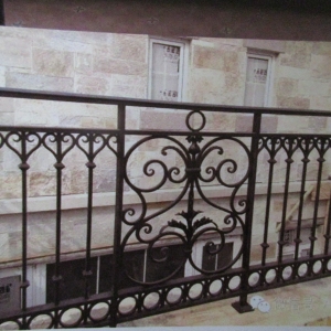 Antique Style Wrought Iron Balcony Railing Designs Exterior Balustrades Railings for Balcony and Terrace China Design