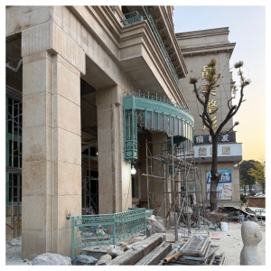 Hench Luxury Wrought Iron Railing And Canopy Project Finished In 2025 China 