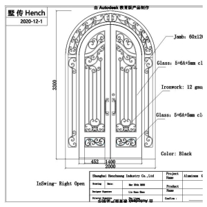 Wholesale Wrought Iron Door Design Fancy Front Doors For Australia House