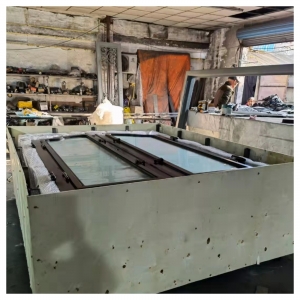 Australia Popular Style Hand Forged Wrought Iron Front Door Design