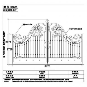Wholesale Fence Railing Handrail Wrought Iron Gates Design Australia