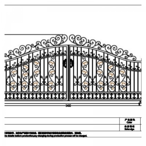 Garden Steel Metal Fence Railing Handrail Wrought Iron Gate Australia