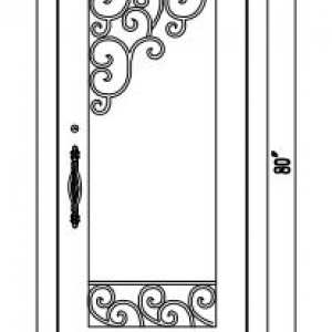 Hench\'s wrought iron doors best iron doors steel glass doors on the market