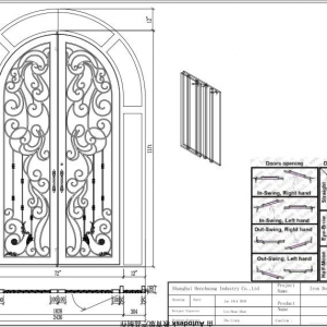 Hench iron door designs elegant iron door for home